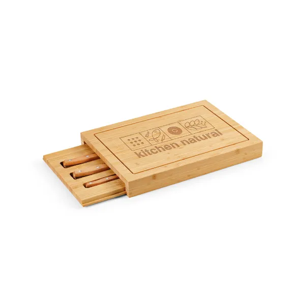 kit churrasco personalizado com 2 de tábuas em bambu com 3 facas inclusas kit churrasco personalizado com 2 de tábuas em bambu com 3 facas inclusas